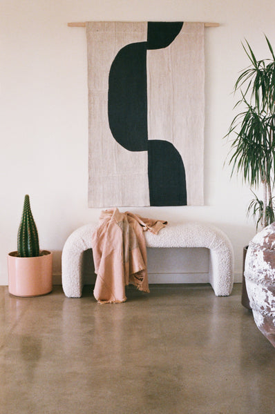 Overdyed Patch Blanket - Pink