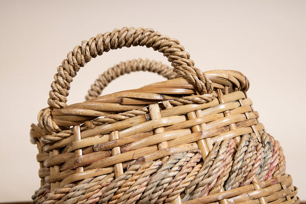 Tri-Woven Basket with Handles
