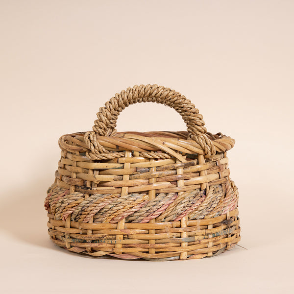 Tri-Woven Basket with Handles