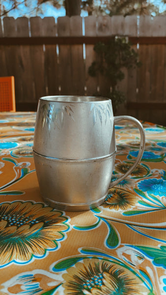 Vintage Metal Tiki Mule Cups