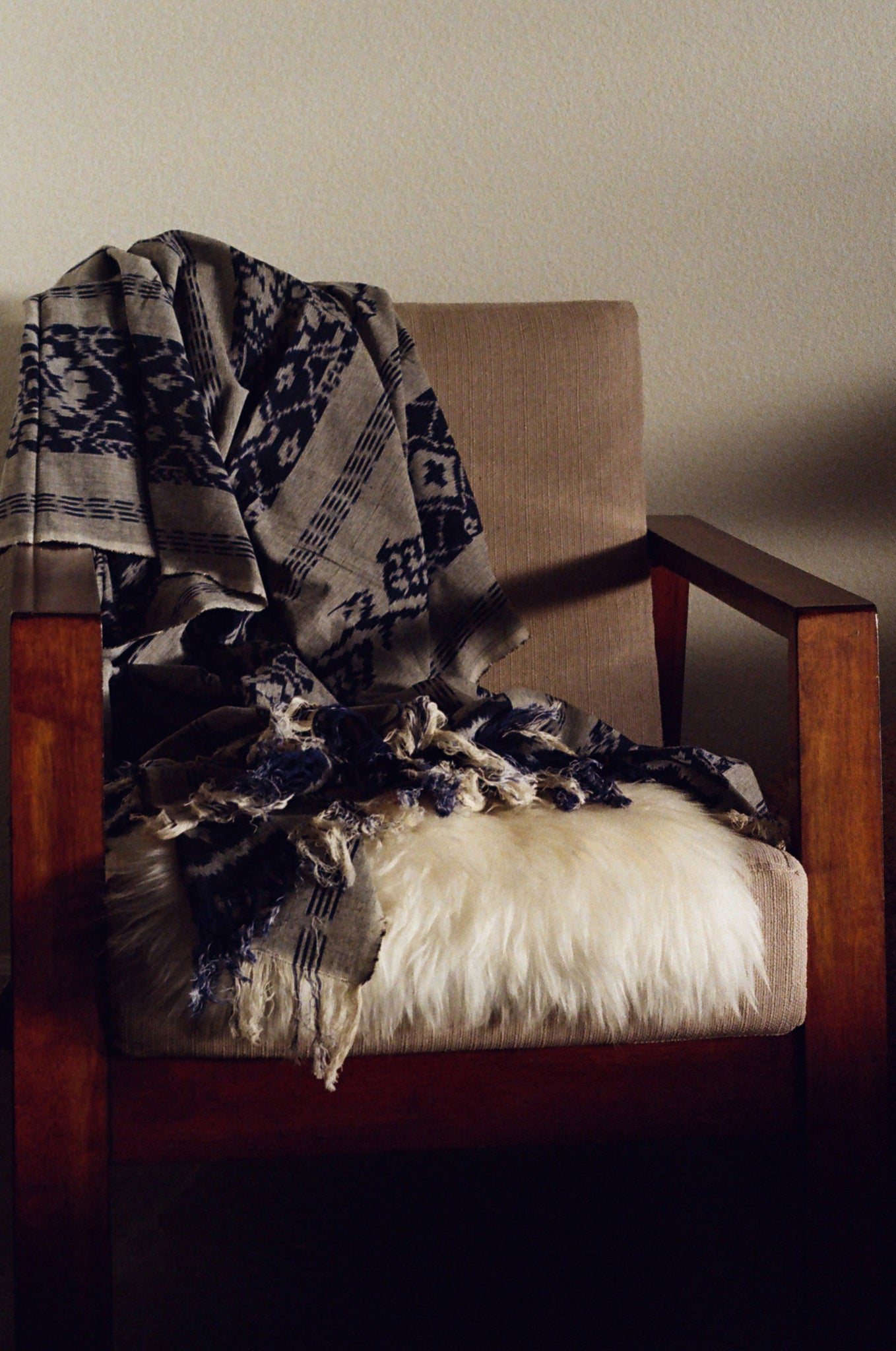 Banyu Blanket - Blue & Grey