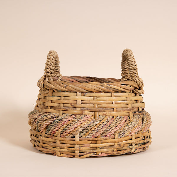 Tri-Woven Basket with Handles