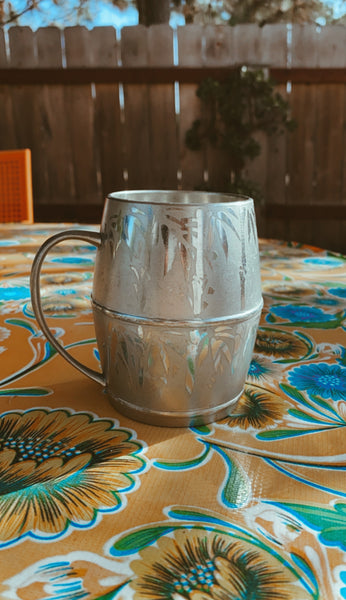 Vintage Metal Tiki Mule Cups